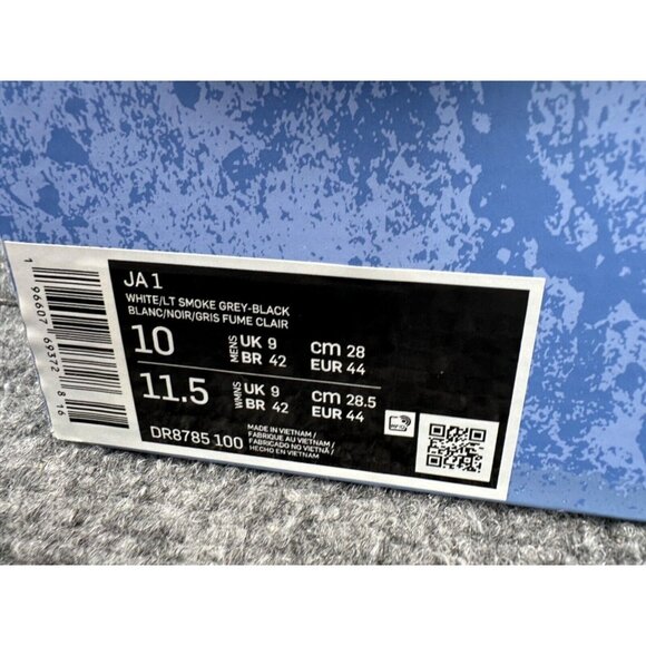 Nike JA 1 Wet Cement Basketball Shoes Sneakers DR8785-100 Men's 10 - Picture 4 of 13